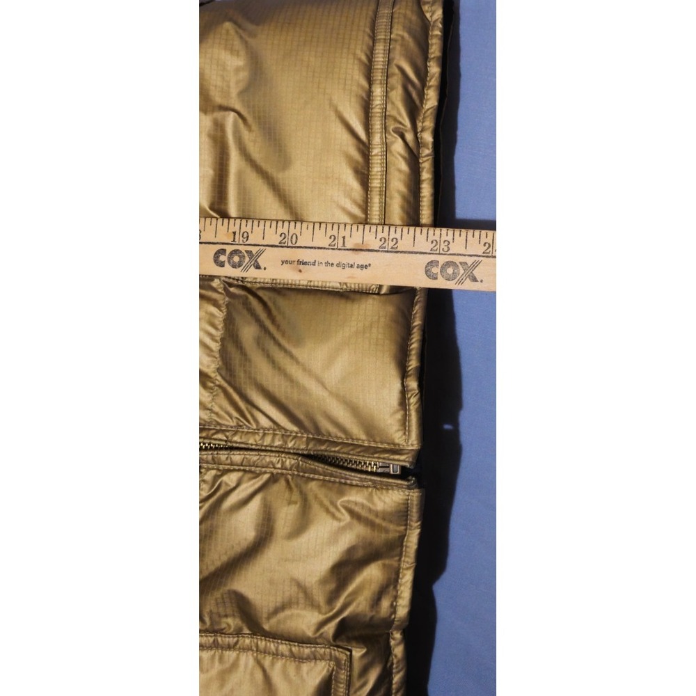Ralph Lauren Women Vest Reversible Puffer Down Feather Dark Navy/ Gold Small - Picture 6 of 6